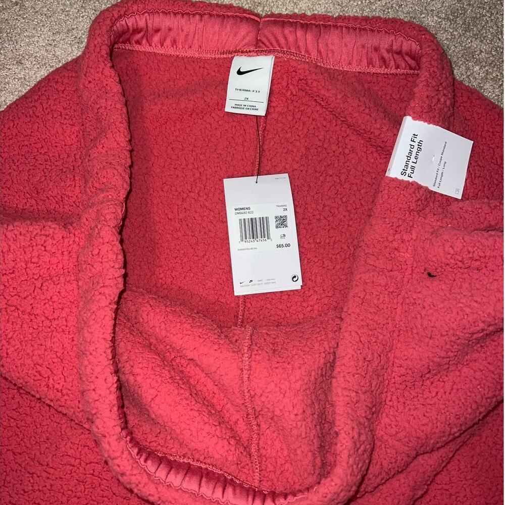 New womens Nike Therma Fit fuzzy training pants size 2X - Picture 4 of 6